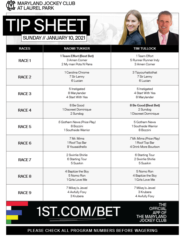Daily Picks Laurel Park