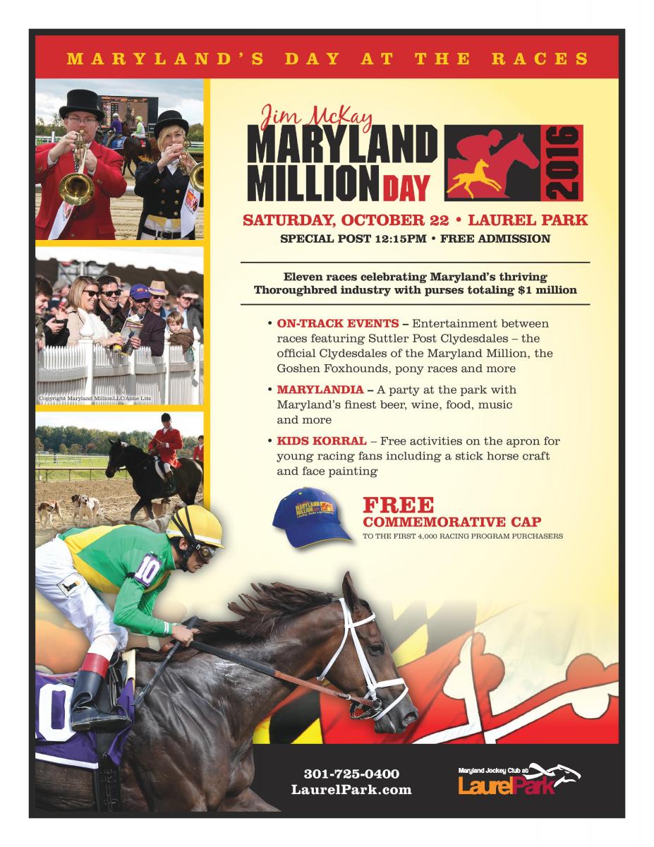 Maryland Million Day 2024 Tickets Bunny Cordula