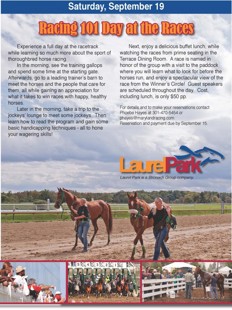 Racing 101 Day at the Races Laurel Park